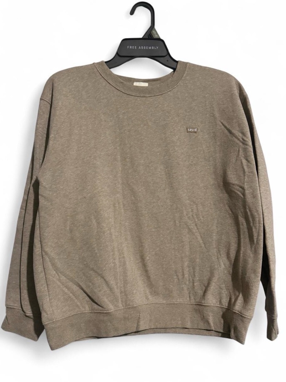 Levi's Women Taupe Crewneck Sweatshirt